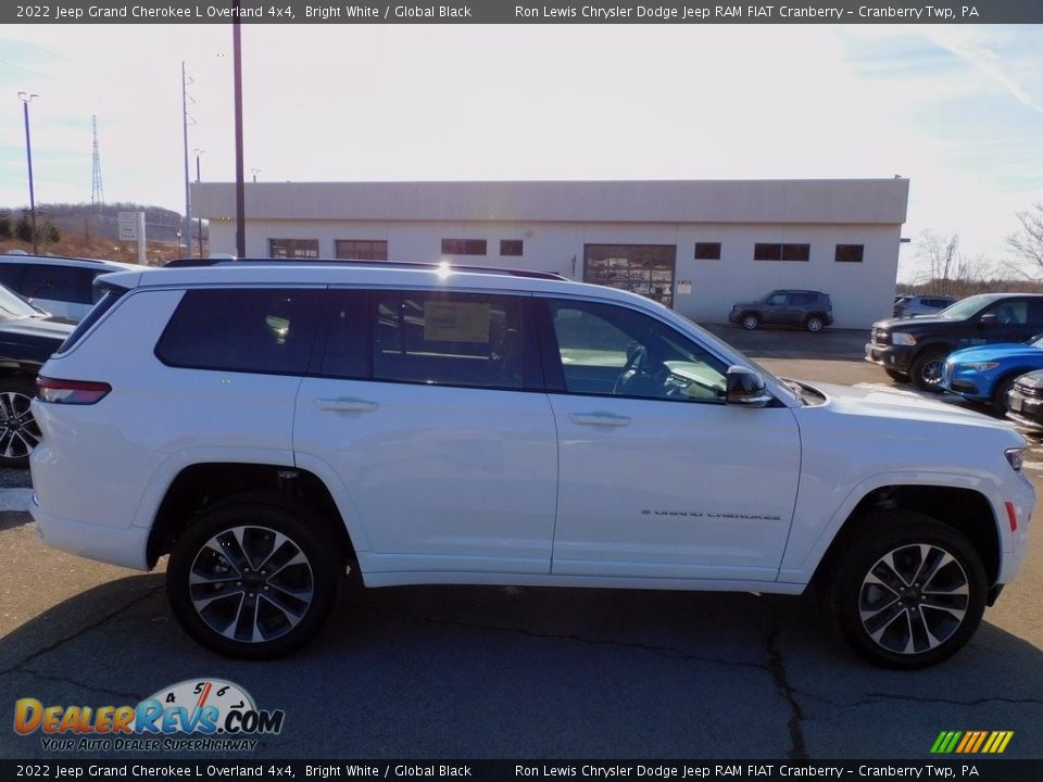 2022 Jeep Grand Cherokee L Overland 4x4 Bright White / Global Black Photo #4