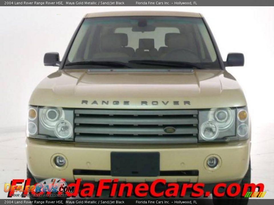 2004 Land Rover Range Rover HSE Maya Gold Metallic / Sand/Jet Black Photo #5