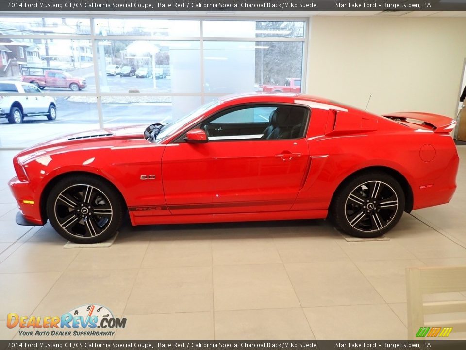 2014 Ford Mustang GT/CS California Special Coupe Race Red / California Special Charcoal Black/Miko Suede Photo #2