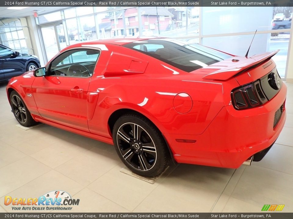 2014 Ford Mustang GT/CS California Special Coupe Race Red / California Special Charcoal Black/Miko Suede Photo #3