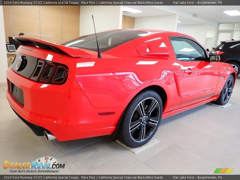2014 Ford Mustang GT/CS California Special Coupe Race Red / California Special Charcoal Black/Miko Suede Photo #5