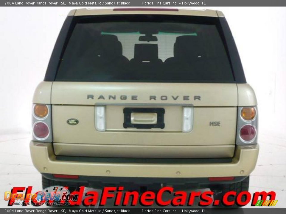 2004 Land Rover Range Rover HSE Maya Gold Metallic / Sand/Jet Black Photo #6