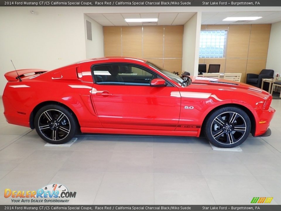 2014 Ford Mustang GT/CS California Special Coupe Race Red / California Special Charcoal Black/Miko Suede Photo #6