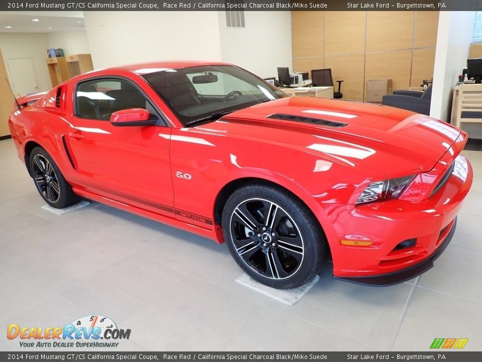 2014 Ford Mustang GT/CS California Special Coupe Race Red / California Special Charcoal Black/Miko Suede Photo #7