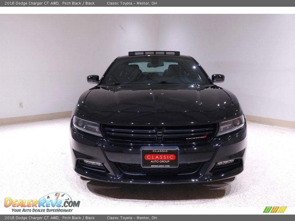 2018 Dodge Charger GT AWD Pitch Black / Black Photo #2