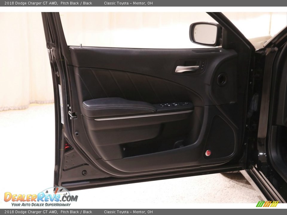 2018 Dodge Charger GT AWD Pitch Black / Black Photo #4