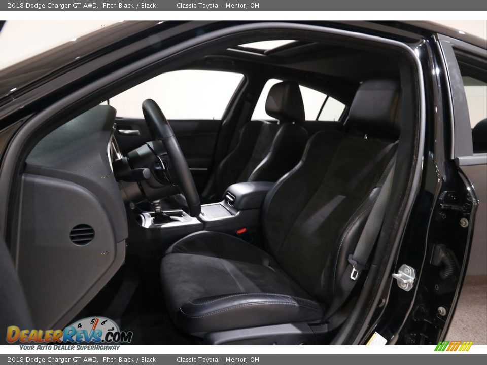 2018 Dodge Charger GT AWD Pitch Black / Black Photo #5