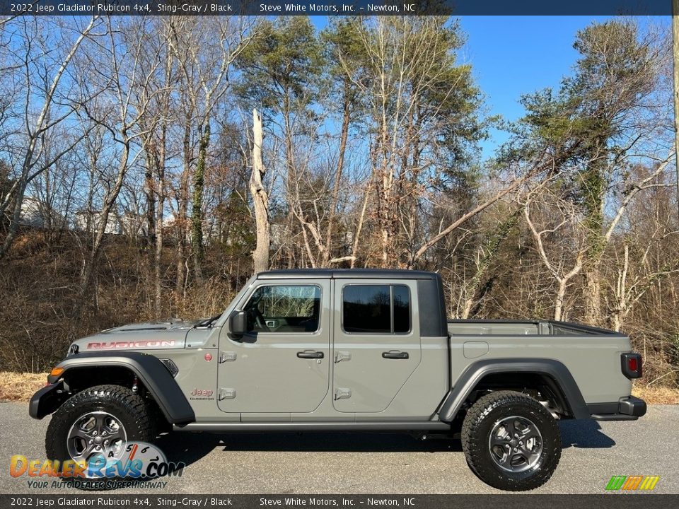 2022 Jeep Gladiator Rubicon 4x4 Sting-Gray / Black Photo #1