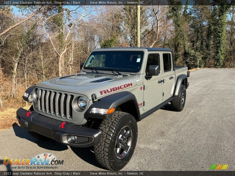 2022 Jeep Gladiator Rubicon 4x4 Sting-Gray / Black Photo #2