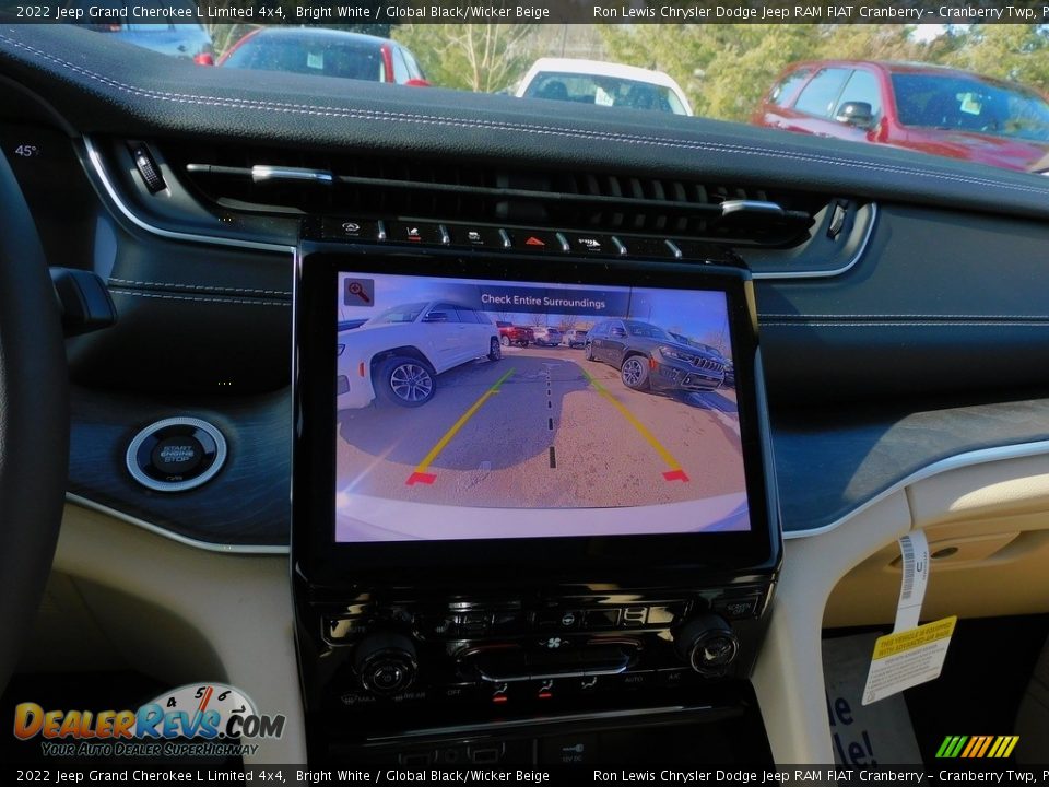 2022 Jeep Grand Cherokee L Limited 4x4 Bright White / Global Black/Wicker Beige Photo #18