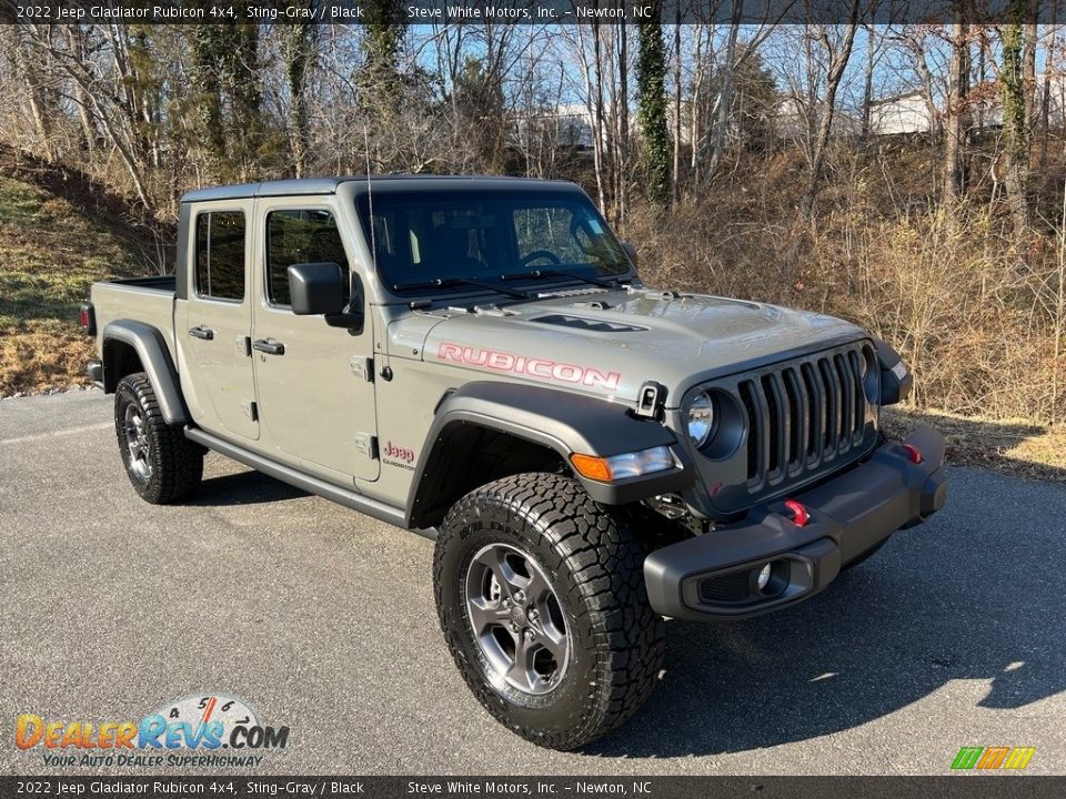 2022 Jeep Gladiator Rubicon 4x4 Sting-Gray / Black Photo #4