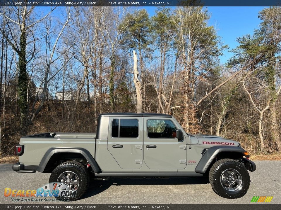 2022 Jeep Gladiator Rubicon 4x4 Sting-Gray / Black Photo #5