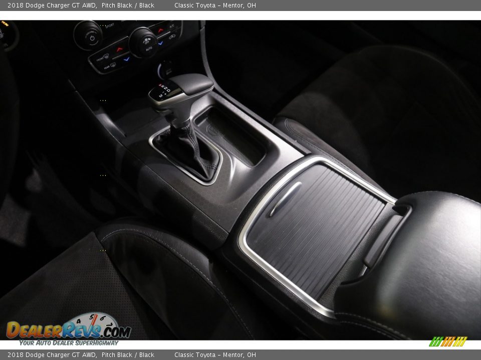 2018 Dodge Charger GT AWD Pitch Black / Black Photo #14