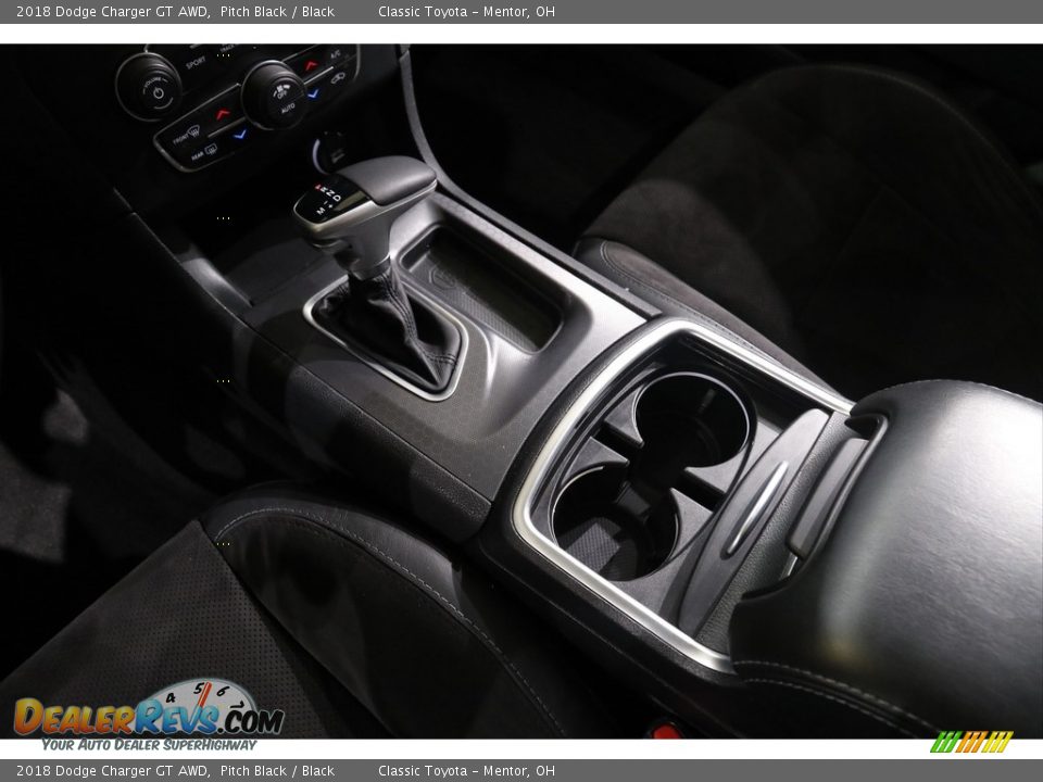 2018 Dodge Charger GT AWD Pitch Black / Black Photo #15