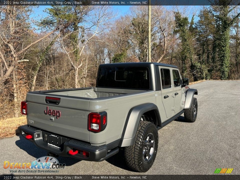 2022 Jeep Gladiator Rubicon 4x4 Sting-Gray / Black Photo #6