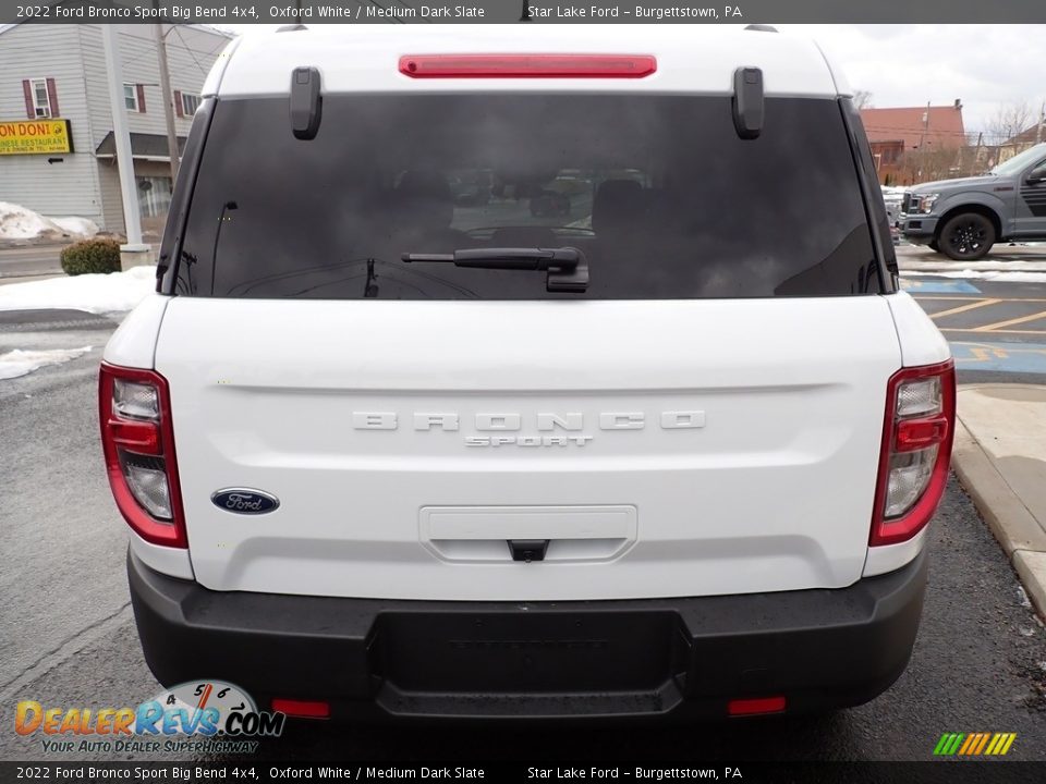 2022 Ford Bronco Sport Big Bend 4x4 Oxford White / Medium Dark Slate Photo #4