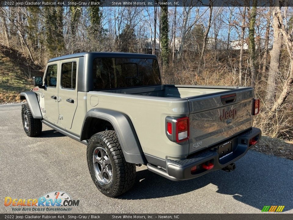 2022 Jeep Gladiator Rubicon 4x4 Sting-Gray / Black Photo #9