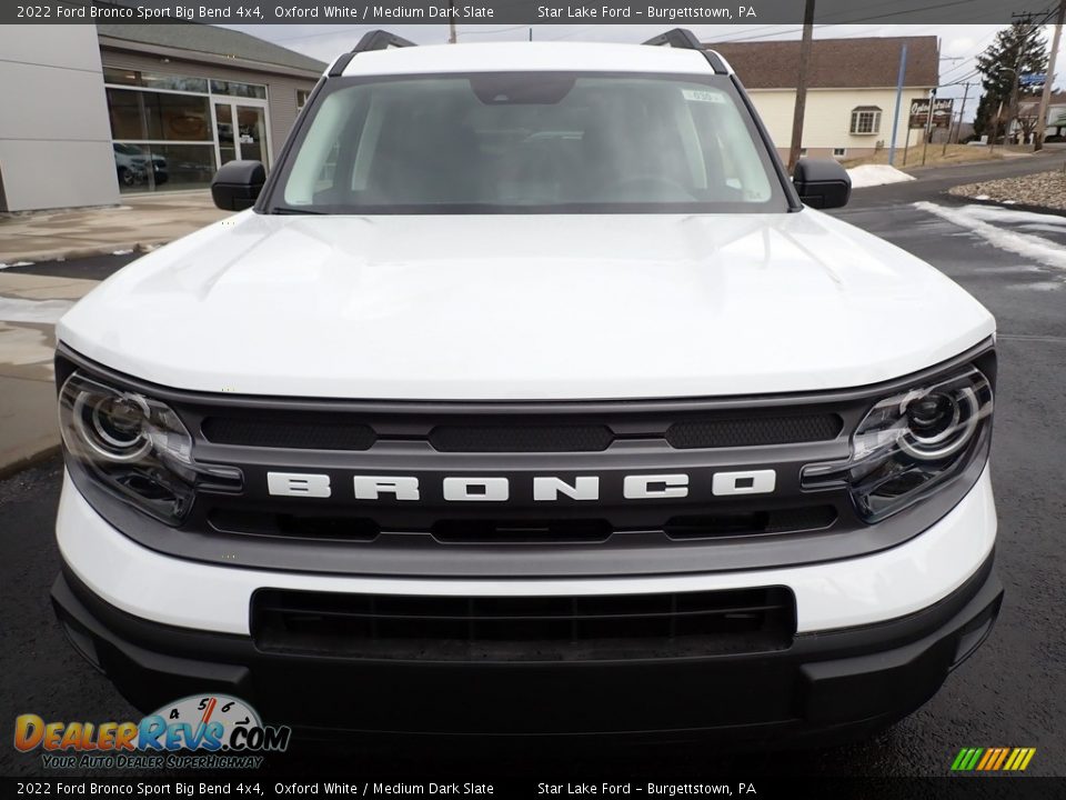 2022 Ford Bronco Sport Big Bend 4x4 Oxford White / Medium Dark Slate Photo #9