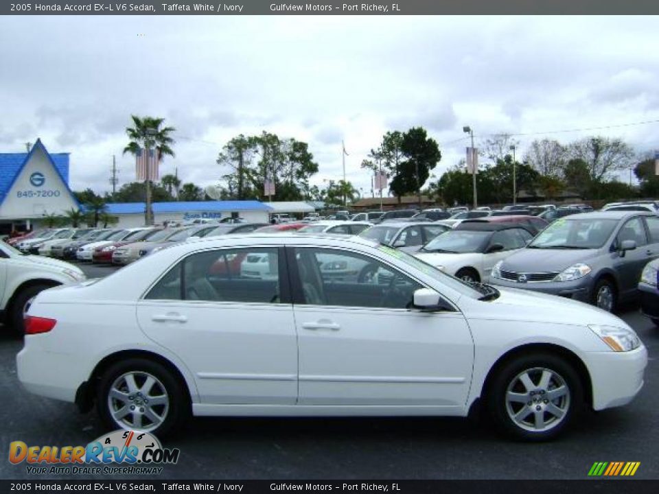 2005 Honda Accord EX-L V6 Sedan Taffeta White / Ivory Photo #8