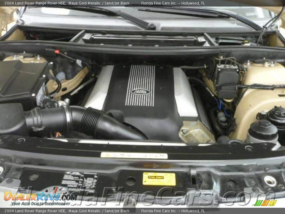 2004 Land Rover Range Rover HSE Maya Gold Metallic / Sand/Jet Black Photo #9