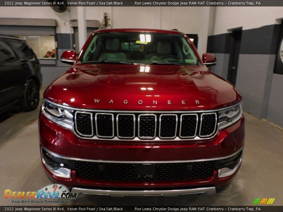 2022 Jeep Wagoneer Series III 4x4 Velvet Red Pearl / Sea Salt/Black Photo #2