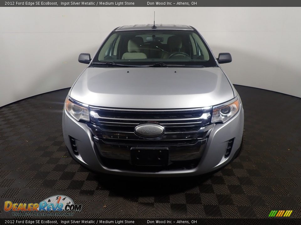 2012 Ford Edge SE EcoBoost Ingot Silver Metallic / Medium Light Stone Photo #4