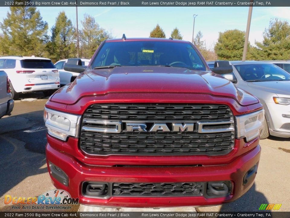 2022 Ram 2500 Big Horn Crew Cab 4x4 Delmonico Red Pearl / Black Photo #2