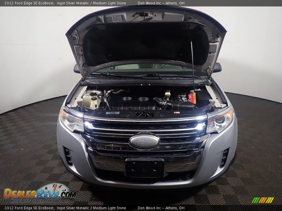 2012 Ford Edge SE EcoBoost Ingot Silver Metallic / Medium Light Stone Photo #5