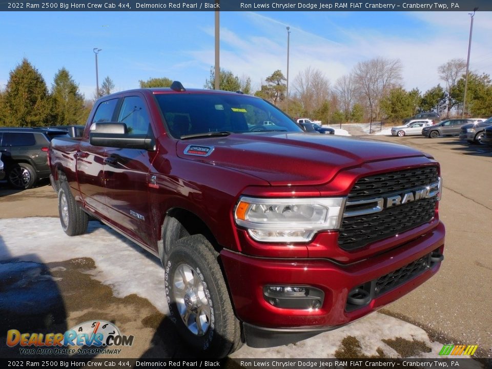 2022 Ram 2500 Big Horn Crew Cab 4x4 Delmonico Red Pearl / Black Photo #3