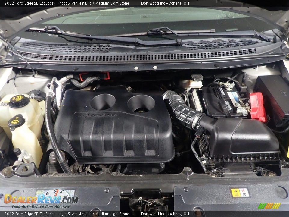 2012 Ford Edge SE EcoBoost Ingot Silver Metallic / Medium Light Stone Photo #6