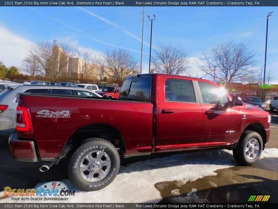 2022 Ram 2500 Big Horn Crew Cab 4x4 Delmonico Red Pearl / Black Photo #4