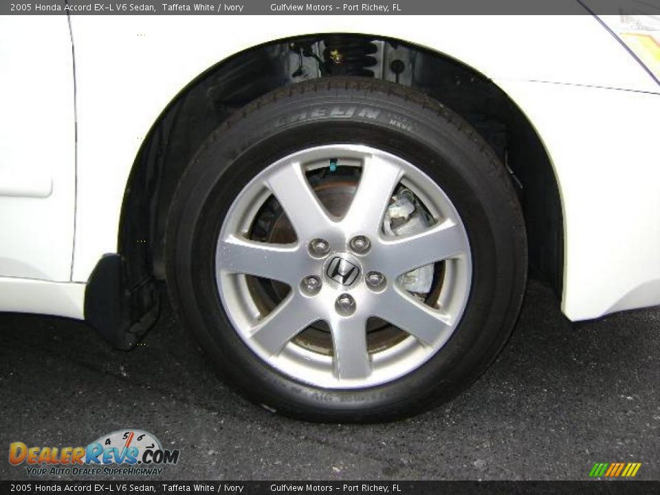 2005 Honda Accord EX-L V6 Sedan Taffeta White / Ivory Photo #9