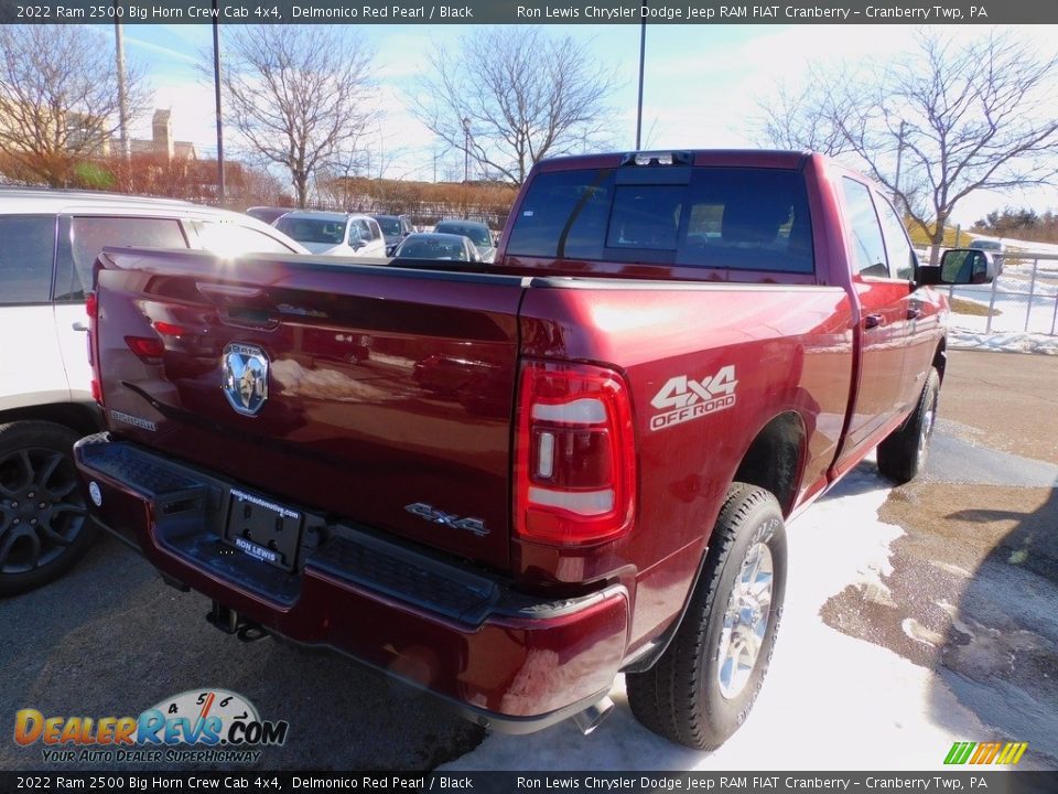 2022 Ram 2500 Big Horn Crew Cab 4x4 Delmonico Red Pearl / Black Photo #5
