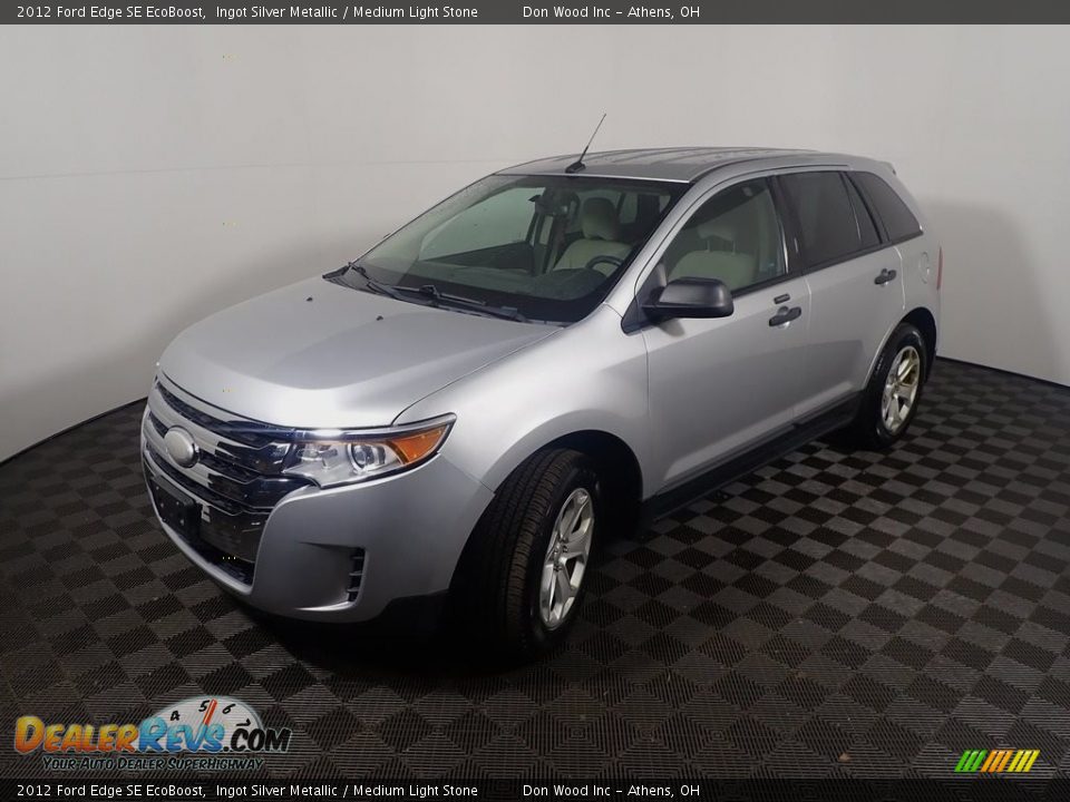 2012 Ford Edge SE EcoBoost Ingot Silver Metallic / Medium Light Stone Photo #8