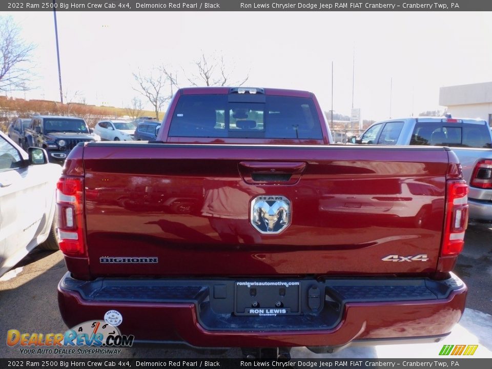 2022 Ram 2500 Big Horn Crew Cab 4x4 Delmonico Red Pearl / Black Photo #6