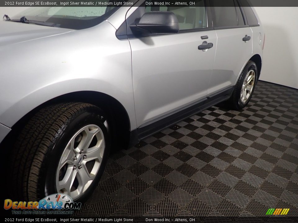 2012 Ford Edge SE EcoBoost Ingot Silver Metallic / Medium Light Stone Photo #9