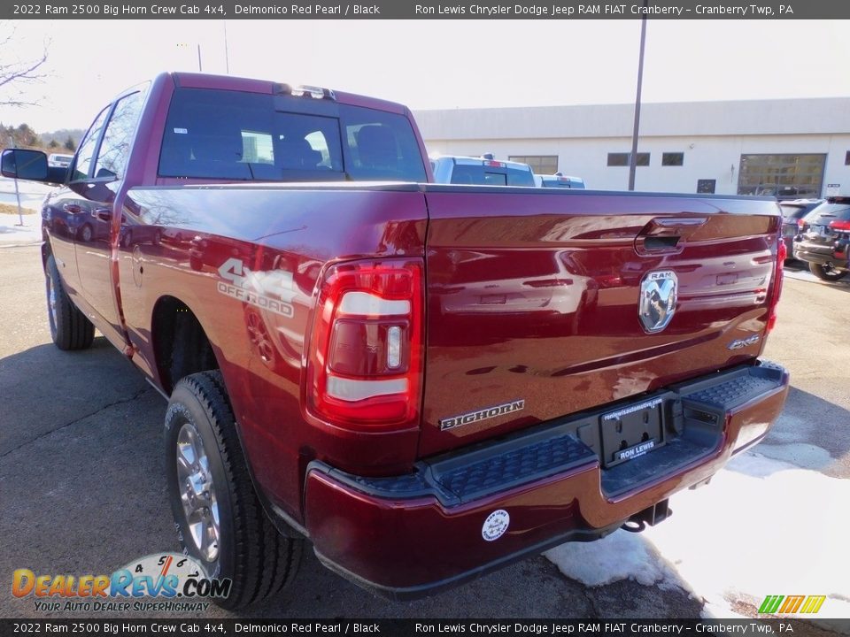2022 Ram 2500 Big Horn Crew Cab 4x4 Delmonico Red Pearl / Black Photo #8