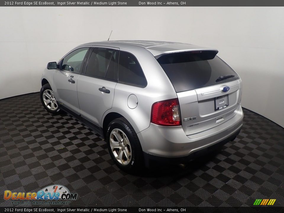 2012 Ford Edge SE EcoBoost Ingot Silver Metallic / Medium Light Stone Photo #11