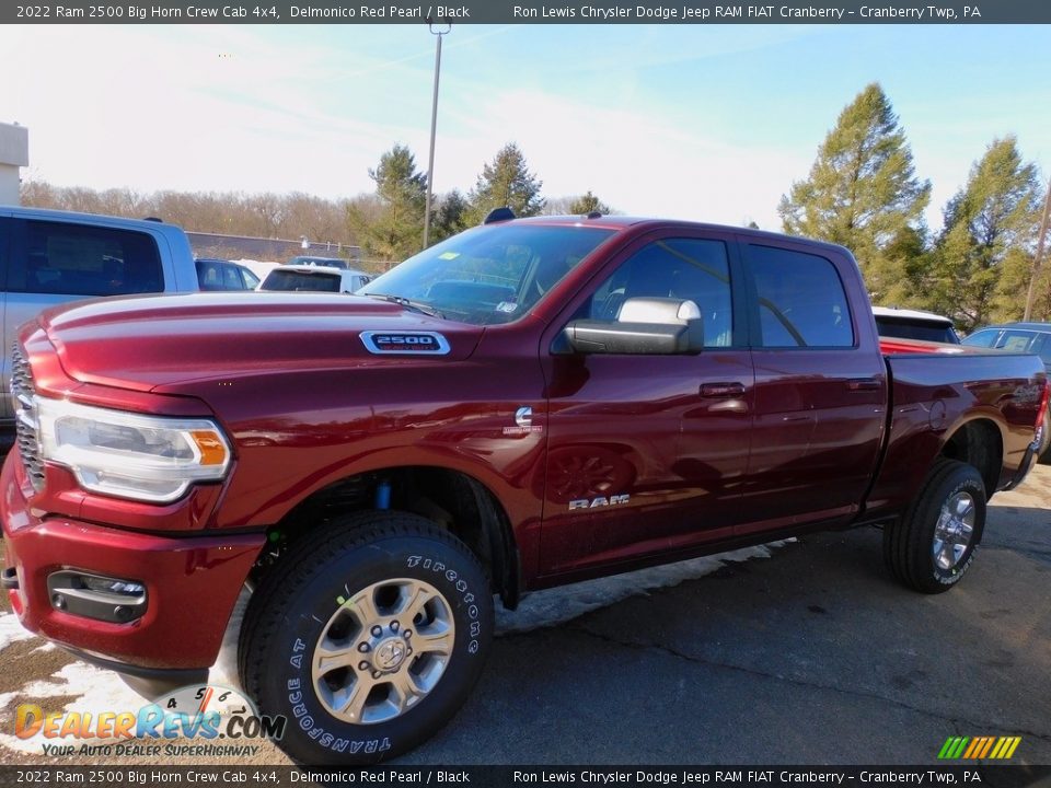 2022 Ram 2500 Big Horn Crew Cab 4x4 Delmonico Red Pearl / Black Photo #9