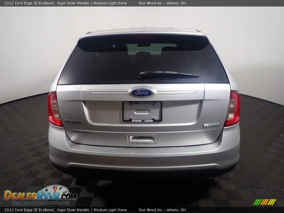 2012 Ford Edge SE EcoBoost Ingot Silver Metallic / Medium Light Stone Photo #12