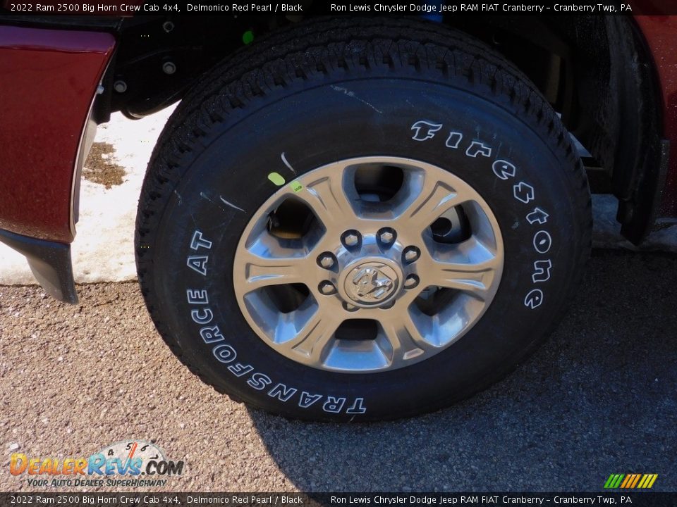 2022 Ram 2500 Big Horn Crew Cab 4x4 Delmonico Red Pearl / Black Photo #10
