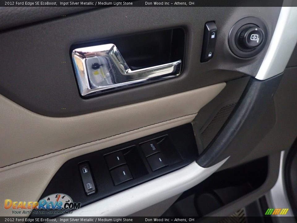 2012 Ford Edge SE EcoBoost Ingot Silver Metallic / Medium Light Stone Photo #20