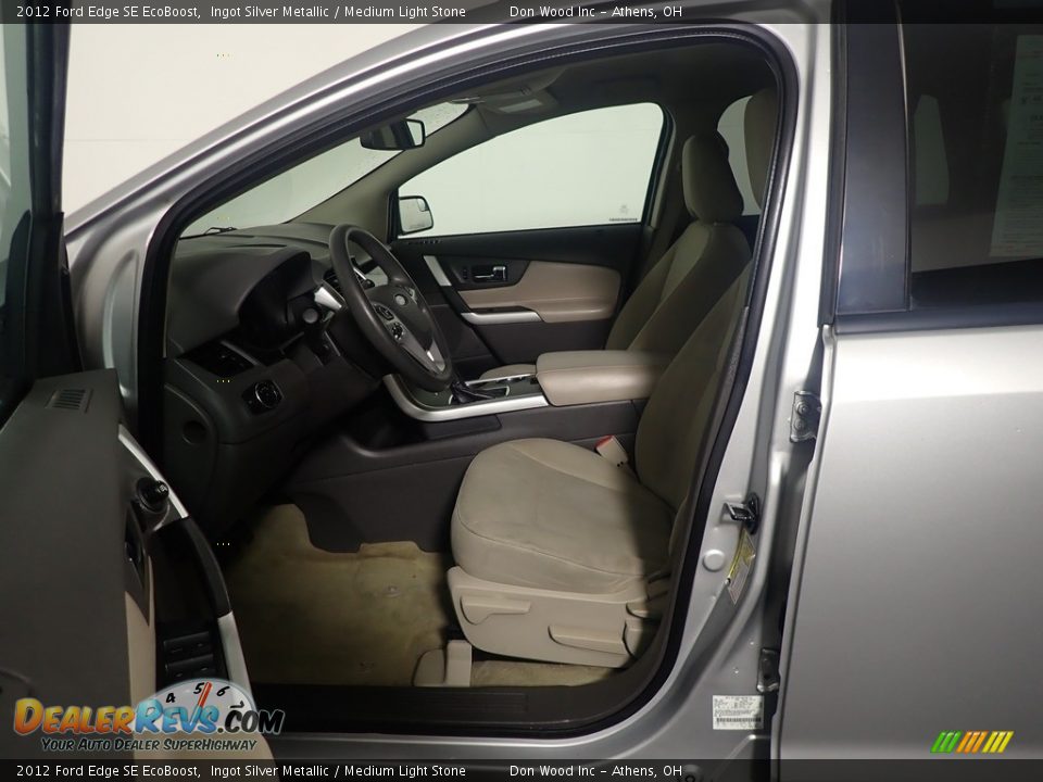 2012 Ford Edge SE EcoBoost Ingot Silver Metallic / Medium Light Stone Photo #21