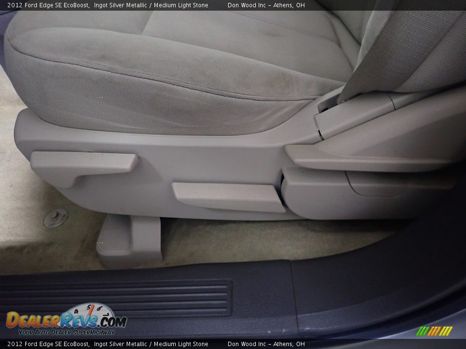 2012 Ford Edge SE EcoBoost Ingot Silver Metallic / Medium Light Stone Photo #22