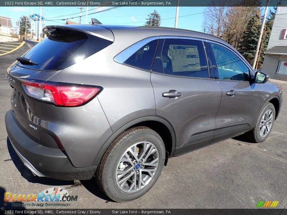 2022 Ford Escape SEL 4WD Carbonized Gray / Ebony Photo #5