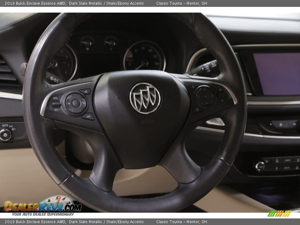 2019 Buick Enclave Essence AWD Dark Slate Metallic / Shale/Ebony Accents Photo #7