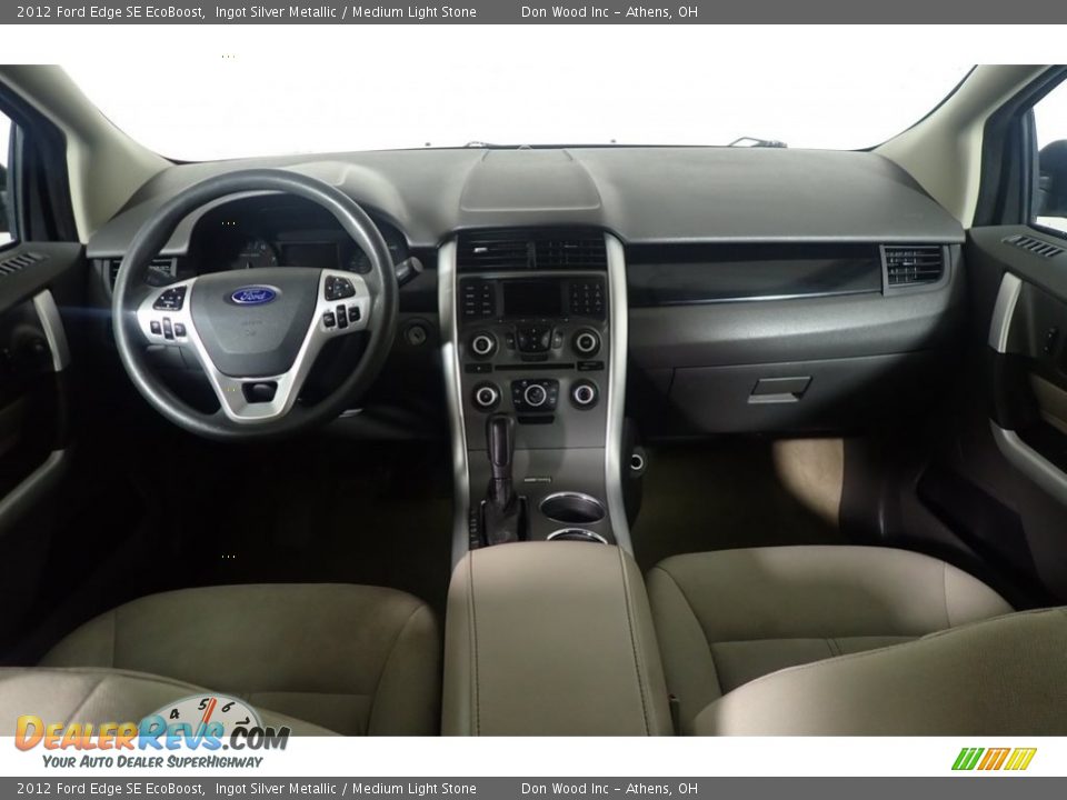 2012 Ford Edge SE EcoBoost Ingot Silver Metallic / Medium Light Stone Photo #23