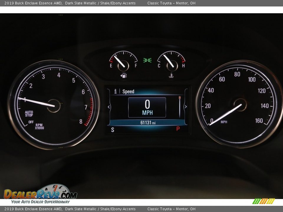 2019 Buick Enclave Essence AWD Dark Slate Metallic / Shale/Ebony Accents Photo #8