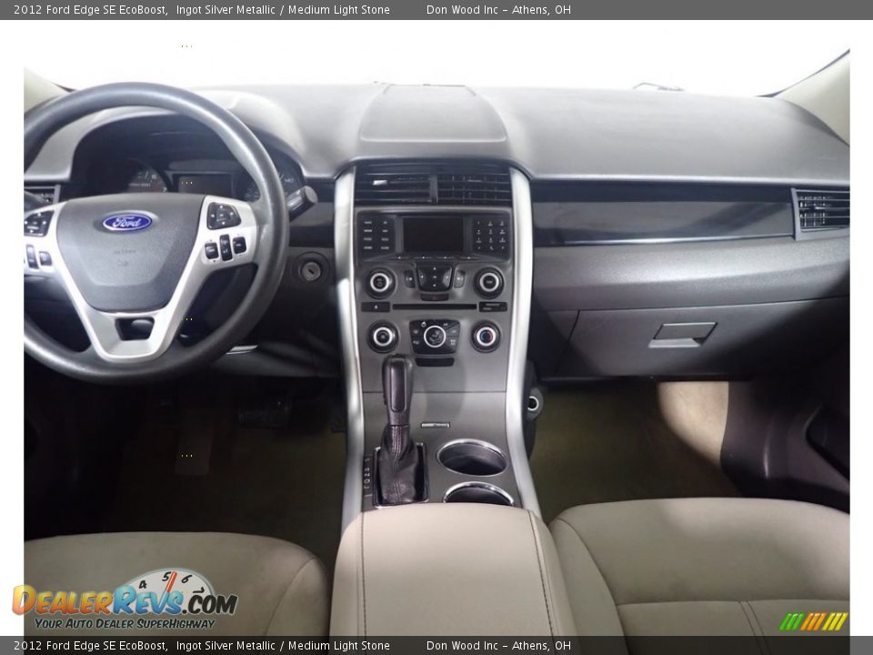 2012 Ford Edge SE EcoBoost Ingot Silver Metallic / Medium Light Stone Photo #24