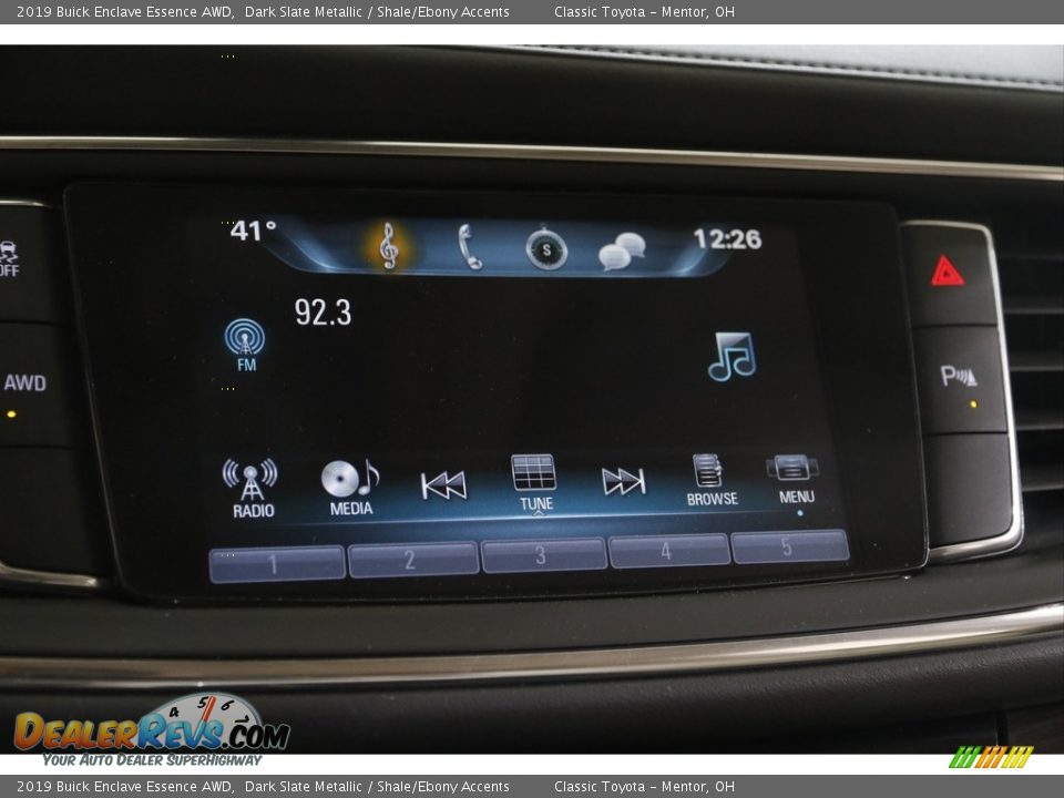2019 Buick Enclave Essence AWD Dark Slate Metallic / Shale/Ebony Accents Photo #10